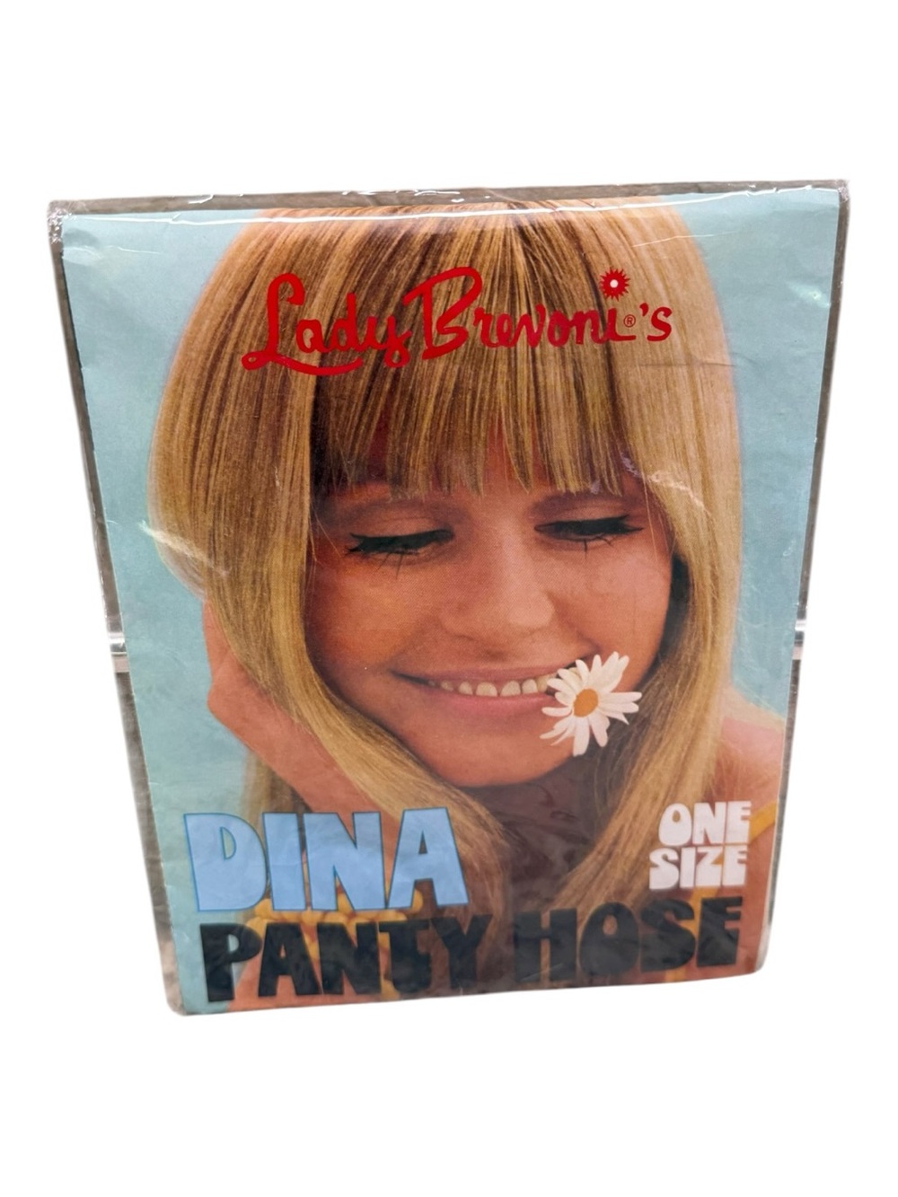 Vintage Lady Brevoni's  All Sheer Pantyhose 100% Nylon One Size Suntan